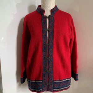 Vintage KOTARE Wool Cardigan New Zealand sz M